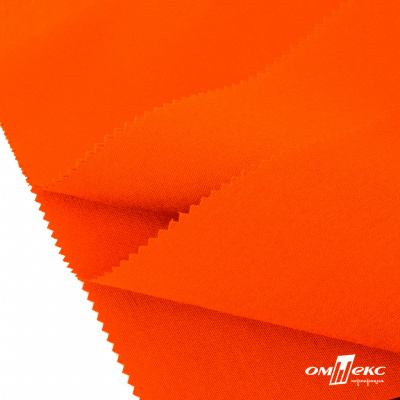 Ткань смесовая для спецодежды "Униформ" 17-1350, 200 гр/м2, шир.150 см, цвет люм.оранжевый - купить в Рыбинске. Цена 138.73 руб.