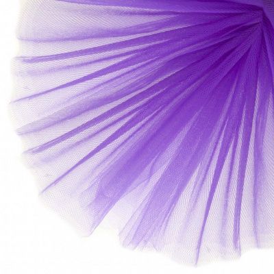 Фатин матовый 16-85, 12 гр/м2, шир.300см, цвет фиолетовый - купить в Рыбинске. Цена 96.31 руб.