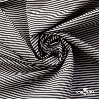 Ткань сорочечная Полоска Кенди, 115 г/м2, 58% пэ,42% хл, шир.150 см, цв.6-черный, (арт.110) - купить в Рыбинске. Цена 306.69 руб.