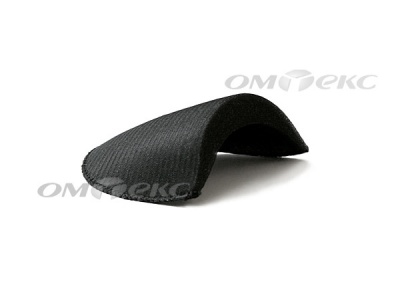Плечевые накладки OВТ-10, обшитые, цвет чёрный - купить в Рыбинске. Цена: 17.64 руб.