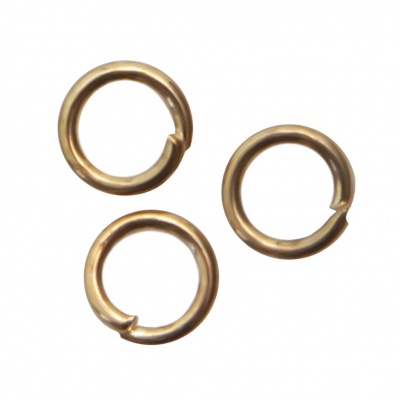 Кольцо  соединительное для бижутерии 4 мм, цв.-золото - купить в Рыбинске. Цена: 0.41 руб.