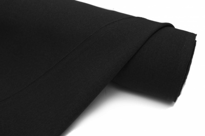 Ткань костюмная 25332 2031, 167 гр/м2, шир.150см, цвет чёрный - купить в Рыбинске. Цена 339.33 руб.