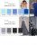 Креп стрейч Амузен 14-4122, 85 гр/м2, шир.150см, цвет голубой - купить в Рыбинске. Цена 149.89 руб.