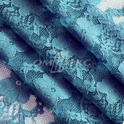 Кружевное полотно стрейч 15A61/BLUE, 100 гр/м2, шир.150см - купить в Рыбинске. Цена 1 581 руб.