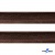 Кант атласный 074, шир. 12 мм (в упак. 65,8 м), цвет коричневый - купить в Рыбинске. Цена: 237.16 руб.