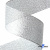 Лента металлизированная "ОмТекс", 50 мм/уп.22,8+/-0,5м, цв.- серебро - купить в Рыбинске. Цена: 149.71 руб.