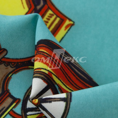 Плательная ткань "Фламенко" 16.2, 80 гр/м2, шир.150 см, принт этнический - купить в Рыбинске. Цена 241.49 руб.