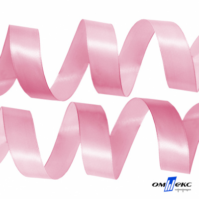 050-нежно-розовый Лента атласная упаковочная (В) 85+/-5гр/м2, шир.25 мм (1/2), 25+/-1 м - купить в Рыбинске. Цена: 53.96 руб.