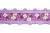 Тесьма декоративная 0385-6169, шир. 25 мм/уп. 22,8+/-1 м, цвет 01-фиолетовый - купить в Рыбинске. Цена: 391.39 руб.