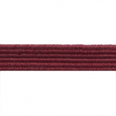 Резиновые нити с текстильным покрытием, шир. 6 мм ( упак.30 м/уп), цв.- 88-бордо - купить в Рыбинске. Цена: 155.22 руб.