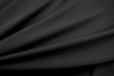 Костюмная ткань с вискозой "Флоренция", 195 гр/м2, шир.150см, цвет чёрный - купить в Рыбинске. Цена 502.24 руб.