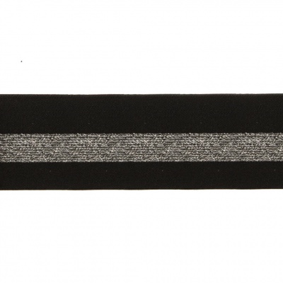 #2/6-Лента эластичная вязаная с рисунком шир.52 мм (45,7+/-0,5 м/бобина) - купить в Рыбинске. Цена: 69.33 руб.