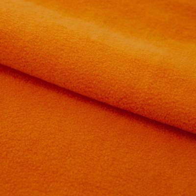 Флис DTY 16-1358, 250 г/м2, шир. 150 см, цвет оранжевый - купить в Рыбинске. Цена 640.46 руб.