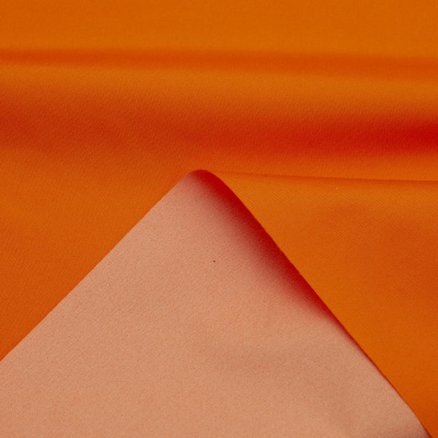 Курточная ткань Дюэл (дюспо) 16-1359, PU/WR/Milky, 80 гр/м2, шир.150см, цвет оранжевый - купить в Рыбинске. Цена 141.80 руб.