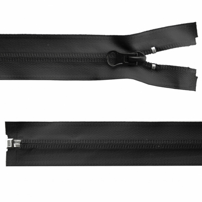 Молния водонепроницаемая PVC Т-7, 100 см, разъемная, цвет чёрный - купить в Рыбинске. Цена: 61.89 руб.