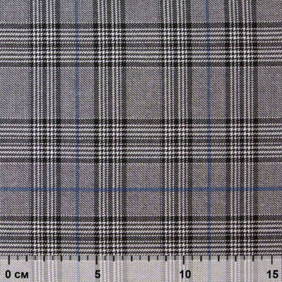Ткань костюмная "Клер" 80% P, 16% R, 4% S, 200 г/м2, шир.150 см,#3 цв-серый/синий - купить в Рыбинске. Цена 412.02 руб.