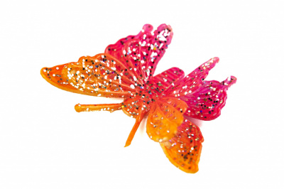 Бабочка декоративная пластиковая #10 - купить в Рыбинске. Цена: 7.09 руб.