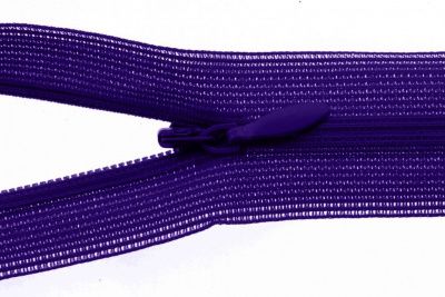 Молния потайная Т3 866, 50 см, капрон, цвет фиолетовый - купить в Рыбинске. Цена: 8.71 руб.