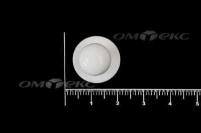 Пуговица поварская "Пукля", 10 мм, цвет белый - купить в Рыбинске. Цена: 2.28 руб.