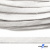 Шнур плетеный d-8 мм плоский, 70% хлопок 30% полиэстер, уп.85+/-1 м, цв.1018-белый - купить в Рыбинске. Цена: 735 руб.