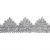 Тесьма металлизированная 0384-0240, шир. 40 мм/уп. 25+/-1 м, цвет серебро - купить в Рыбинске. Цена: 490.74 руб.