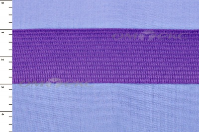 Окантовочная тесьма №0225, шир. 22 мм (в упак. 100 м), цвет фиолет - купить в Рыбинске. Цена: 271.60 руб.