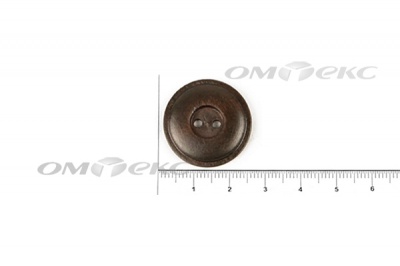 Пуговица деревянная круглая №54 (25мм) - купить в Рыбинске. Цена: 4.12 руб.