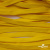 Шнур плетеный (плоский) d-12 мм, (уп.90+/-1м), 100% полиэстер, цв.269 - жёлтый - купить в Рыбинске. Цена: 8.62 руб.