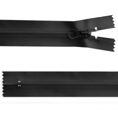 Молния водонепроницаемая PVC Т-7, 20 см, неразъемная, цвет чёрный - купить в Рыбинске. Цена: 21.56 руб.