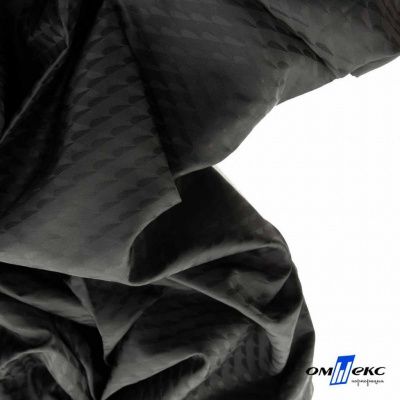 Ткань подкладочная Жаккард PV2416932, 93г/м2, 145 см,черный - купить в Рыбинске. Цена 241.46 руб.
