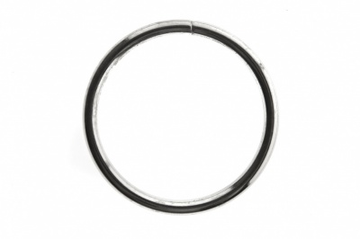 Кольцо металлическое №40 мм, цв.-никель - купить в Рыбинске. Цена: 4.49 руб.