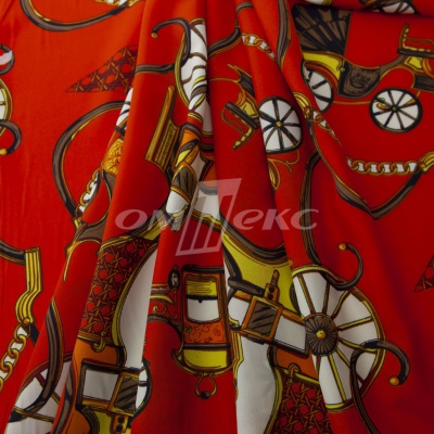 Плательная ткань "Фламенко" 16.1, 80 гр/м2, шир.150 см, принт этнический - купить в Рыбинске. Цена 241.49 руб.