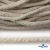 Шнур плетеный d-6 мм круглый, 70% хлопок 30% полиэстер, уп.90+/-1 м, цв.1077-лён - купить в Рыбинске. Цена: 588 руб.