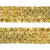 Тесьма с пайетками D16, шир. 35 мм/уп. 25+/-1 м, цвет золото - купить в Рыбинске. Цена: 1 281.60 руб.