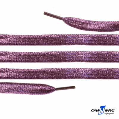 Шнурки #107-01, плоские 130 см, цв.розовый металлик - купить в Рыбинске. Цена: 35.45 руб.