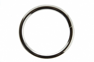 Кольцо металлическое d-38 мм, цв.-никель - купить в Рыбинске. Цена: 4.89 руб.