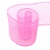 Лента капроновая, шир. 80 мм/уп. 25 м, цвет розовый - купить в Рыбинске. Цена: 19.77 руб.