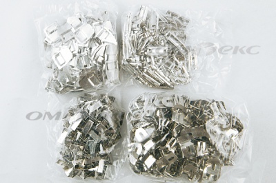 Крючки брючные 4 шипа "Стром" 144 шт. никель - купить в Рыбинске. Цена: 383.97 руб.