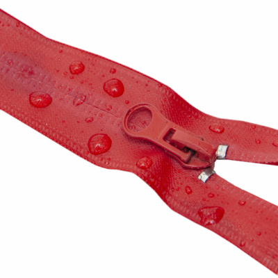 Молния водонепроницаемая PVC Т-7, 60 см, разъемная, цвет (820) красный - купить в Рыбинске. Цена: 49.39 руб.