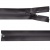 Молния водонепроницаемая PVC Т-7, 60 см, разъемная, цвет (301) т.серый - купить в Рыбинске. Цена: 49.39 руб.