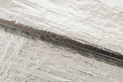 Текстильный материал "Диско"#1805 с покрытием РЕТ, 40гр/м2, 100% полиэстер, цв.2-серебро - купить в Рыбинске. Цена 444.86 руб.
