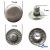 Кнопка металлическая "Альфа" с пружиной, 15 мм (уп. 720+/-20 шт), цвет никель - купить в Рыбинске. Цена: 1 466.73 руб.