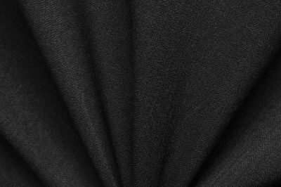 Ткань костюмная 21699 1144/1178, 236 гр/м2, шир.150см, цвет чёрный - купить в Рыбинске. Цена 455.40 руб.