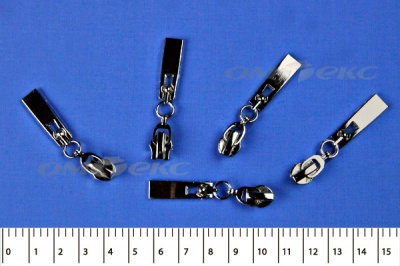 Слайдер декоративный, металлический №1/спираль Т7/никель - купить в Рыбинске. Цена: 6.29 руб.