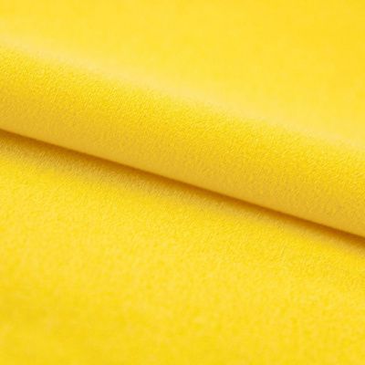 Креп стрейч Амузен 12-0752, 85 гр/м2, шир.150см, цвет жёлтый - купить в Рыбинске. Цена 194.07 руб.