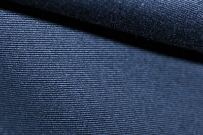 Ткань костюмная 8874/3, цвет темно-синий, 100% полиэфир - купить в Рыбинске. Цена 433.60 руб.