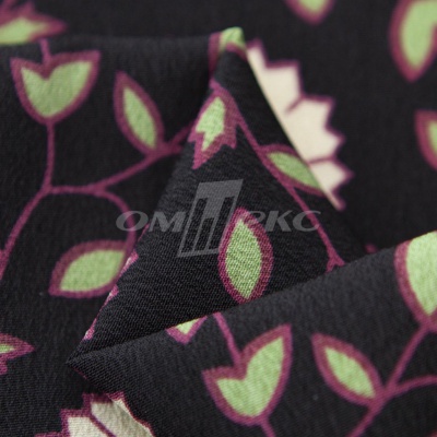 Плательная ткань "Фламенко" 10.1, 80 гр/м2, шир.150 см, принт растительный - купить в Рыбинске. Цена 241.49 руб.