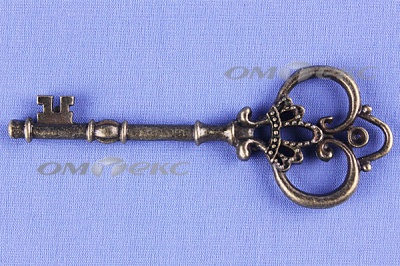 Декоративный элемент для творчества из металла "Ключ"8,5 см  - купить в Рыбинске. Цена: 26.66 руб.