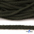 Шнур плетеный d-6 мм круглый, 70% хлопок 30% полиэстер, уп.90+/-1 м, цв.1075-хаки - купить в Рыбинске. Цена: 588 руб.