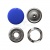 Кнопка рубашечная (закрытая) 9,5мм - эмаль, цв.168 - голубой - купить в Рыбинске. Цена: 4.82 руб.